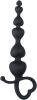 Anal Chain with Pull Ring - 18.5 cm / 3.35 inch / 7.28 inch - - Black Anal Beads - For him and her