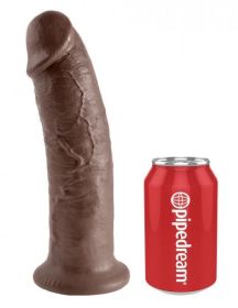 King Cock 10&quot; Dildo - Brown